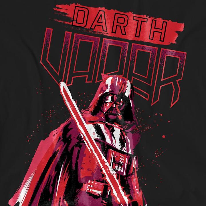 Actual product image Star Wars Unisex Adult Darth Vader Painted T-Shirt (M)