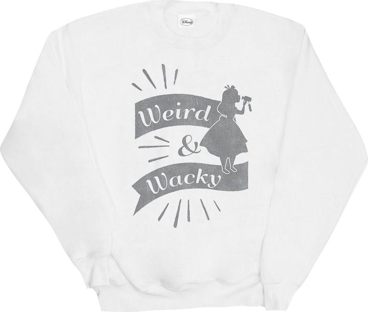 Disney Alice im Wunderland Sweatshirt Mädchen Seltsam und abgedreht