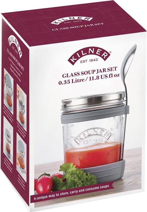 Image du produit Kilner Suppenbehälter 0.35 l Transparent Grau