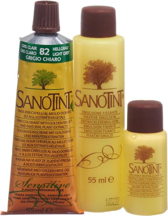 Actual product image Sanotint Sensitive Light Haarfarbe 82 hellgrau (82)