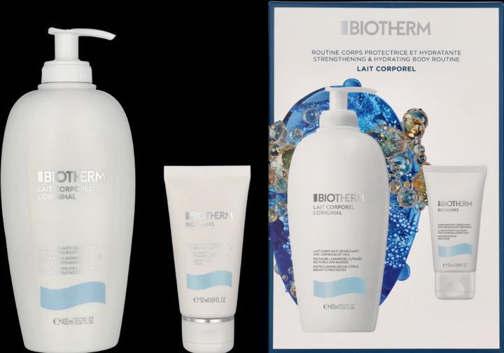 Actual product image Biotherm Lait Corporel L'Original Set Body Lotion 400ml + Hand Cream 50ml (Body care set)