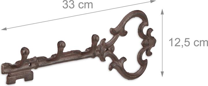 Actual product image Relaxdays Hook bar (33 x 4.5 x 12.5 cm)