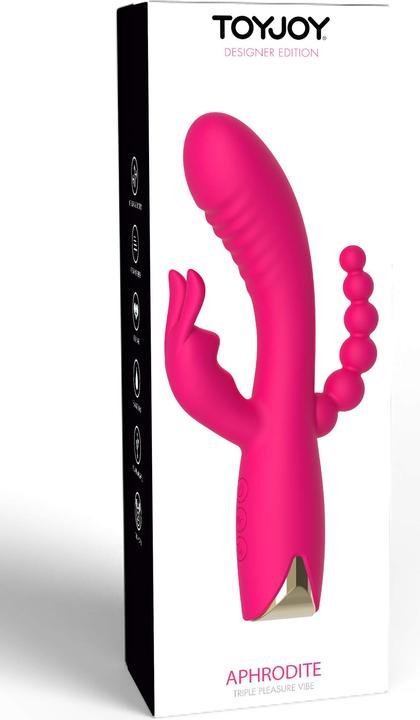 Actual product image ToyJoy Aphrodite Triple Vibrator