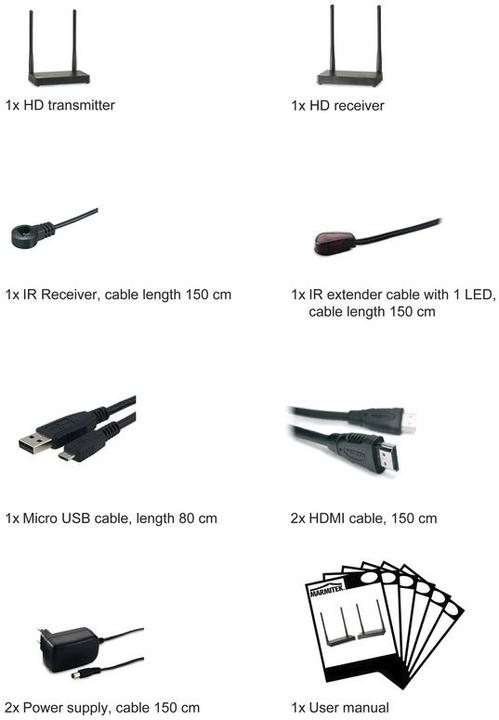 Actual product image Marmitek TV Anywhere Wireless HD (50 m, HDCP, HDCP 1.2)