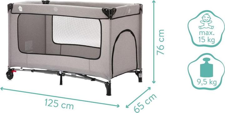 Immagine prodotto Fillikid Lettino da viaggio con materasso comfort