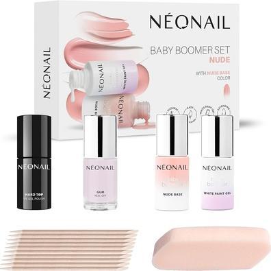 Neonail Baby Boomer Nude Set - UV-Nagellack - Schellack - Nagelset - Farben - Basis - Nägel - Maniküre (Nude, UV-Gel Lack)