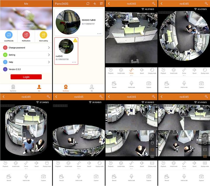 Produktbild 7links IP-Panorama-Überwachungskamera für 360°-Rundumsicht