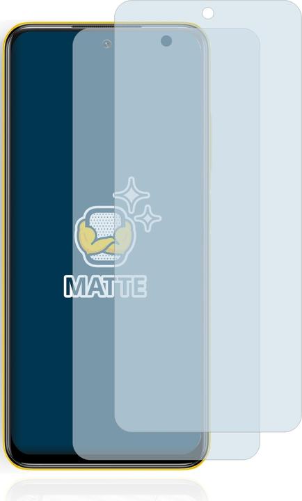 Actual product image BROTECT Anti-glare screen protector matt (2 Piece, Xiaomi Poco M3 Pro 5G)