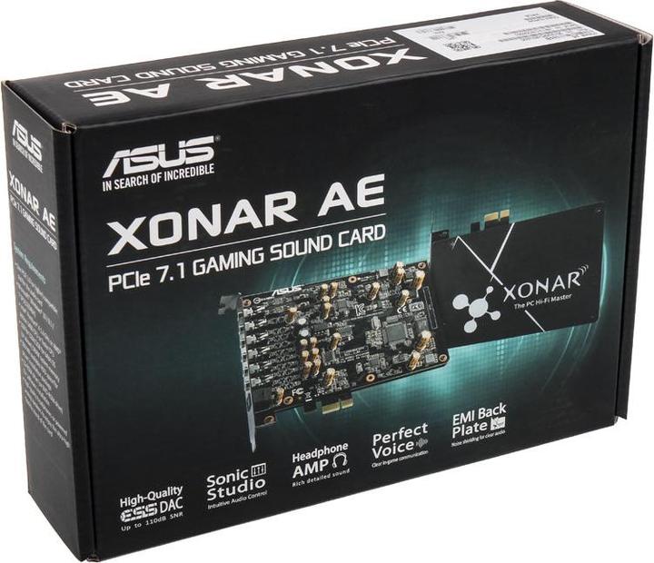 Actual product image ASUS Xonar AE (PCI-E x1)