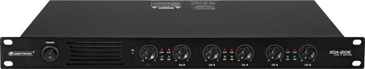 Immagine prodotto Omnitronic XDA-1206 Amplificatore a 6 canali in classe D (Amplificatore)