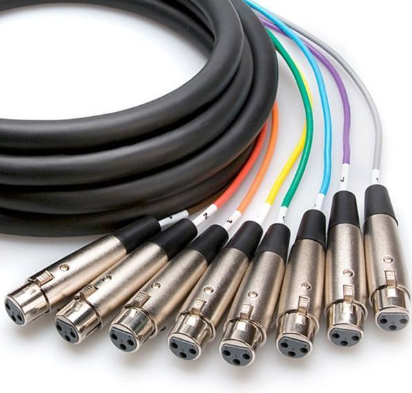 Immagine prodotto Hosa DTF-807 Cavo multiplo a 8 vie DB25 XLR-F 7 m (7 m, XLR)