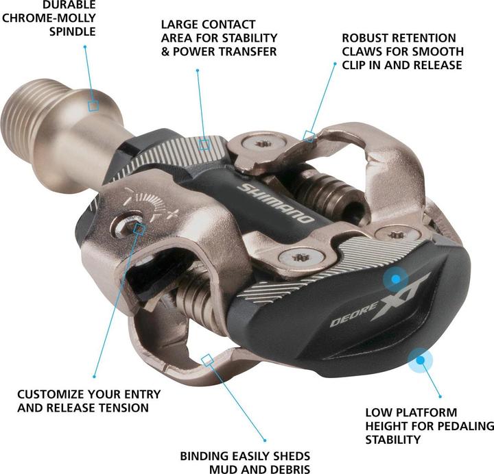 Productafbeelding Shimano Deore XT PD-M8100