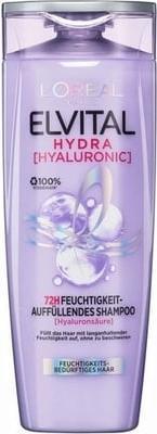 L'Oréal Paris Elvital, Hydra Hyalurone, Shampoo, 300 ml (300 ml, Flüssiges Shampoo)