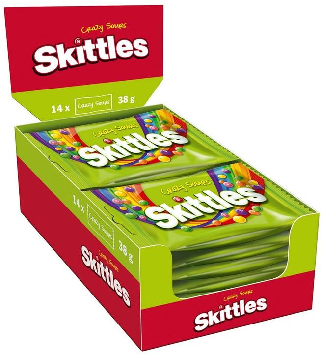 Produktbild Skittles Crazy Sours (14 Stk., 532 g)