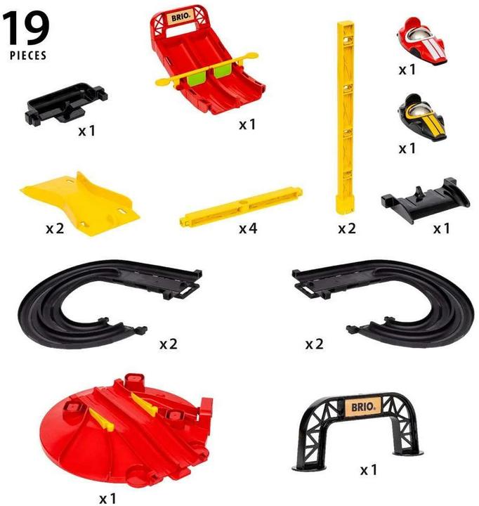 Actual product image Brio Race Track Tower with Two Racing Cars 63055000