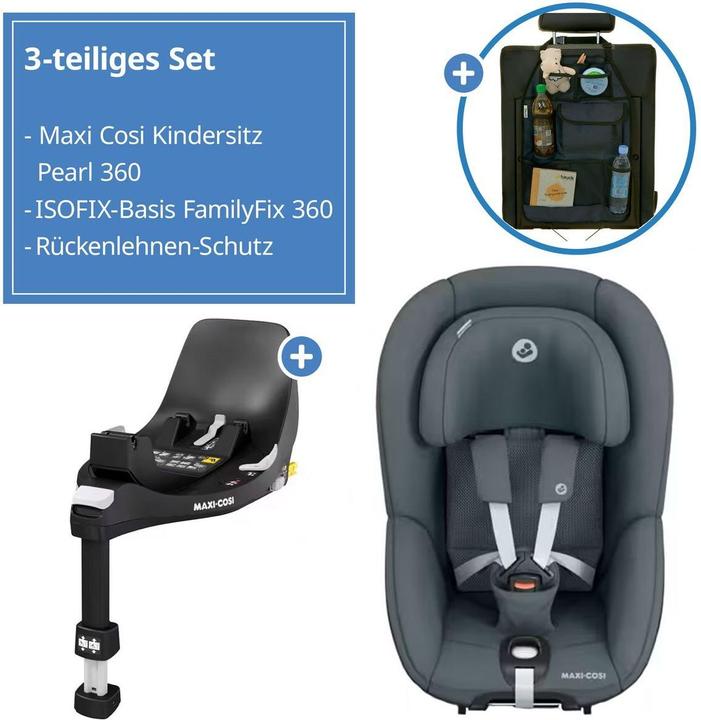 Produktbild Maxi-Cosi Reboarder Reboarder-Kindersitz Pearl 360 drehbar ab (Reboarder, ECE R129/i-Size Norm)