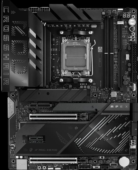 Actual product image ASUS Rog Crosshair X870e Apex (AM5, AMD X870, ATX)