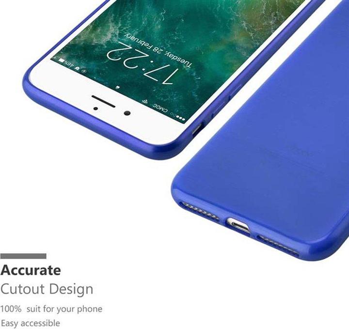 Actual product image Cadorabo TPU Brushed Cover (Apple iPhone 7s Plus, Apple iPhone 7 Plus, Apple iPhone 8 Plus)