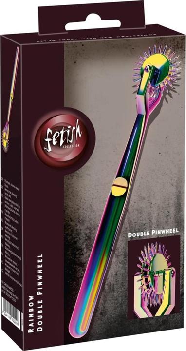 Actual product image Fetish Collection Rainbow Double Pinwheel