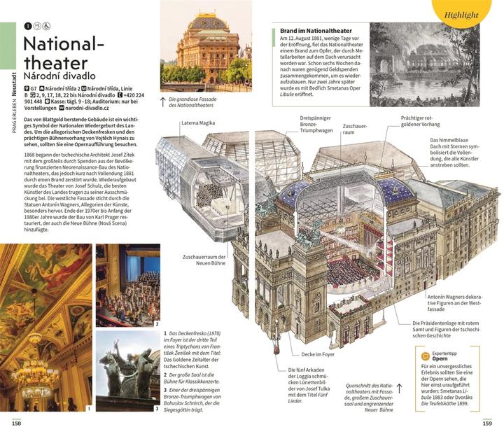 Actual product image Vis-à-Vis Reiseführer Prag (German, DK Verlag Travel, 2023)