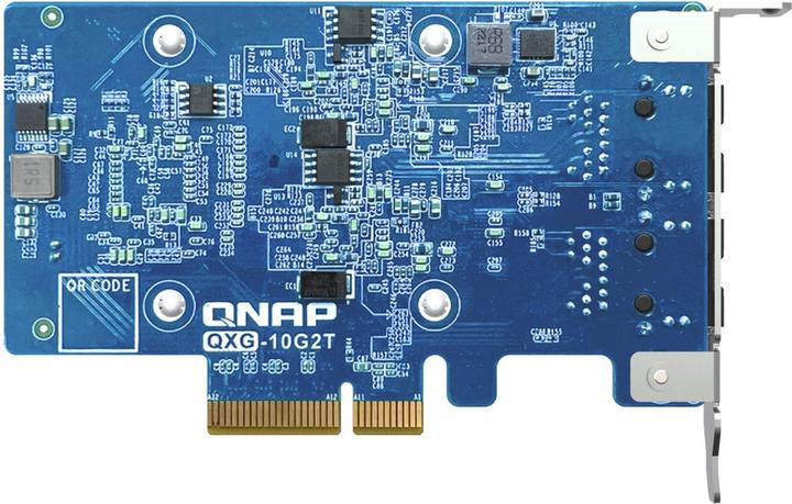 Actual product image QNAP QXG-10G2T Network Adapter PCIe 10 GBE RJ45 x2