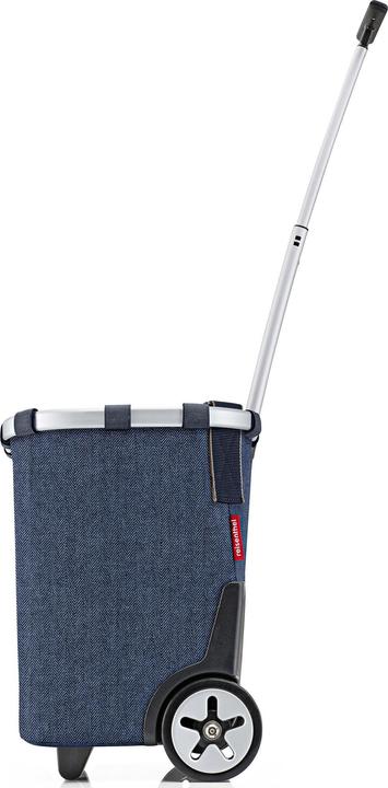 Actual product image reisenthel Shopping Trolley Carrycruiser Herringbone Dark Blue