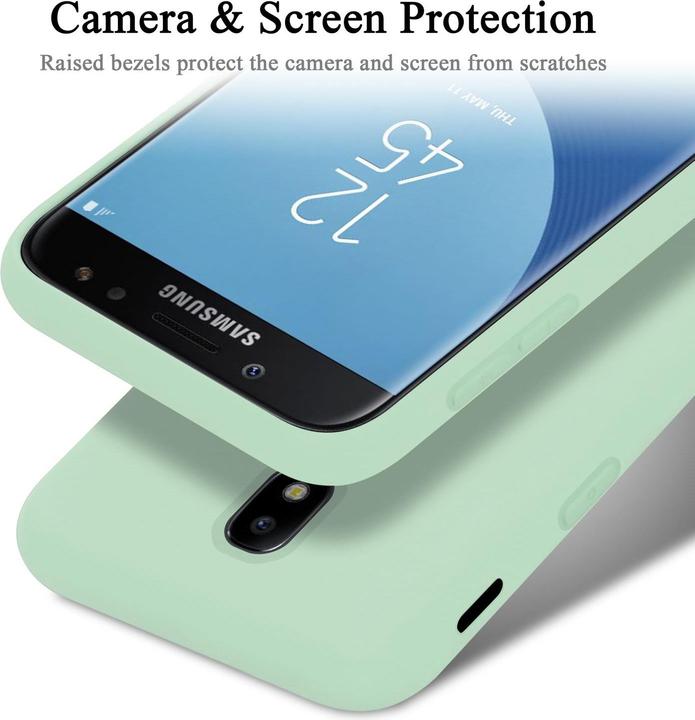 Actual product image Cadorabo TPU Liquid Silicone Case Cover (Samsung Galaxy J7 2017)