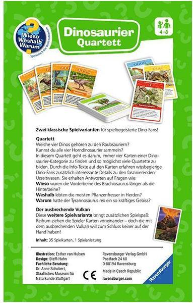 Immagine prodotto Ravensburger Perché? Perché? Perché? Quartetto di dinosauri (Tedesco)