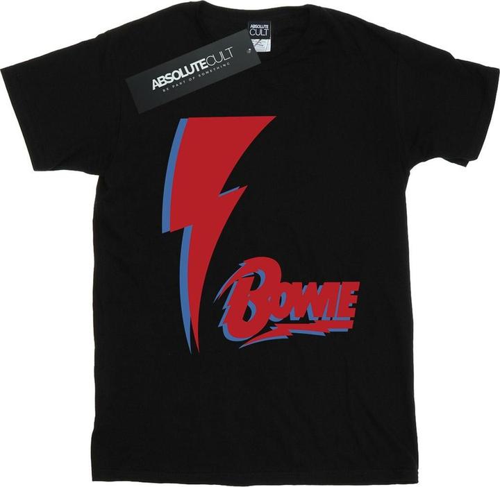 Immagine prodotto David Bowie Red Bolt Maglietta Ragazzi (140, 146)