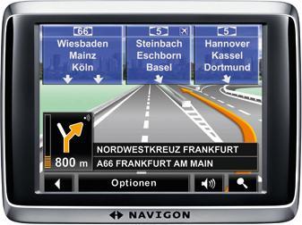 Actual product image Navigon 2410, TMC, European maps