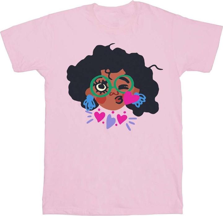 Actual product image Disney Girls Encanto Mirabel Kiss Cotton T-Shirt (140, 146)