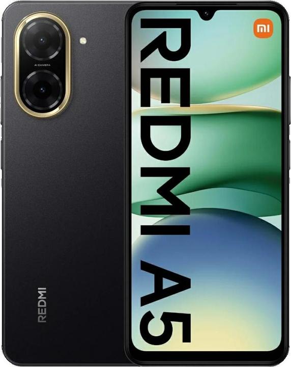 Image du produit Xiaomi Redmi A5 4G (64 Go, Midnight Black, 6.88", Double SIM + SD, 32 Mpx, 4G)