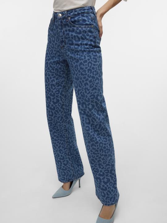 Actual product image Vero Moda VMTESSA Hohe Taille Jeans Weit geschnitten (26)