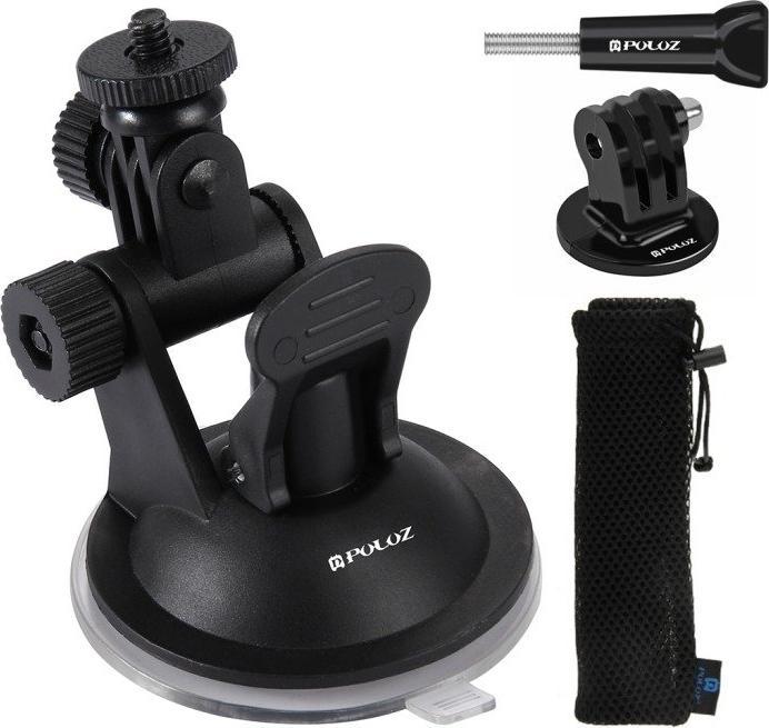 Produktbild Puluz Glass car holder for GOPRO Hero, DJI Osmo Action PU51 (hero 5, Hero 3, Hero, Hero 3+, Hero 7, Hero 4, Hero 6, Hero 2)