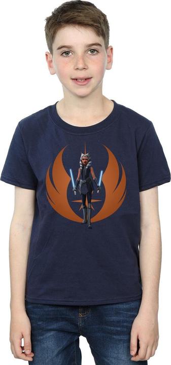 Immagine prodotto Star Wars Clone Wars Ahsoka Rebel Pose Maglietta Ragazzi (140, 146)