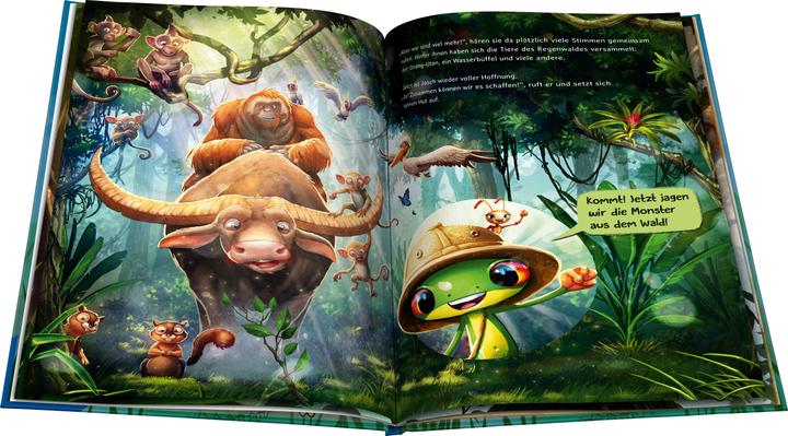 Produktbild Ravensburger Josch der Frosch - Abenteuer im Regenwald - Kinderbuch ab 3 Jahre, Bilderbuch, Vorlesebu (Deutsch, Hubertus Rufledt, Helge Vogt, 2025)
