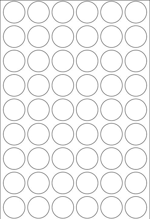 Actual product image HERMA Marking points