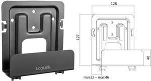 Actual product image LogiLink Universal holder for media player