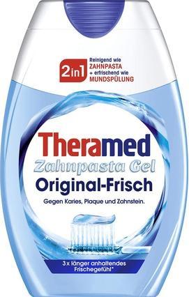 Image du produit Theramed bain de bouche dentifrice 2en1, original (75 ml)