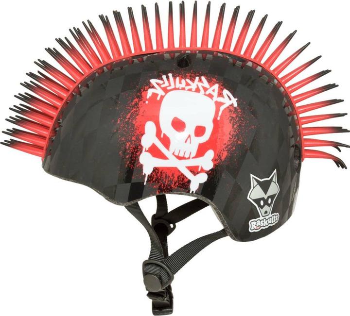 Produktbild C-Preme Unisex Jugend x Fahrradhelme, Totenkopf Hawk rot, S (50cm-54cm) (50 - 54 cm)
