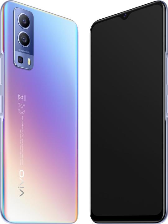 Actual product image Vivo Y72 5G (V2041) dream glow (128 GB, Violet, 6.57", Dual SIM, 64 Mpx, 5G)