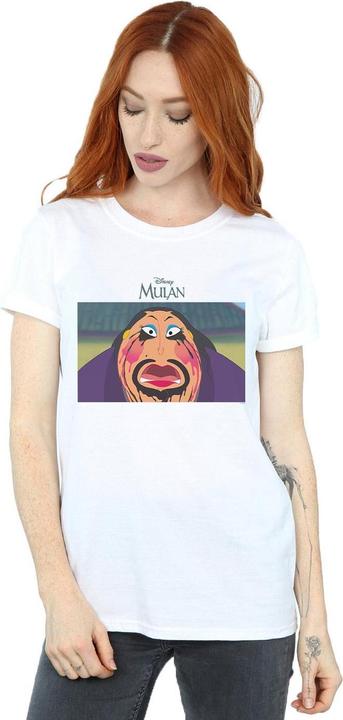 Actual product image Disney Womens/Ladies Mulan The Matchmaker Cotton Boyfriend T-Shirt (L)