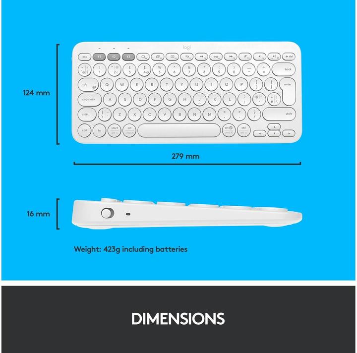 Produktbild Logitech K380 (CH, Kabellos)