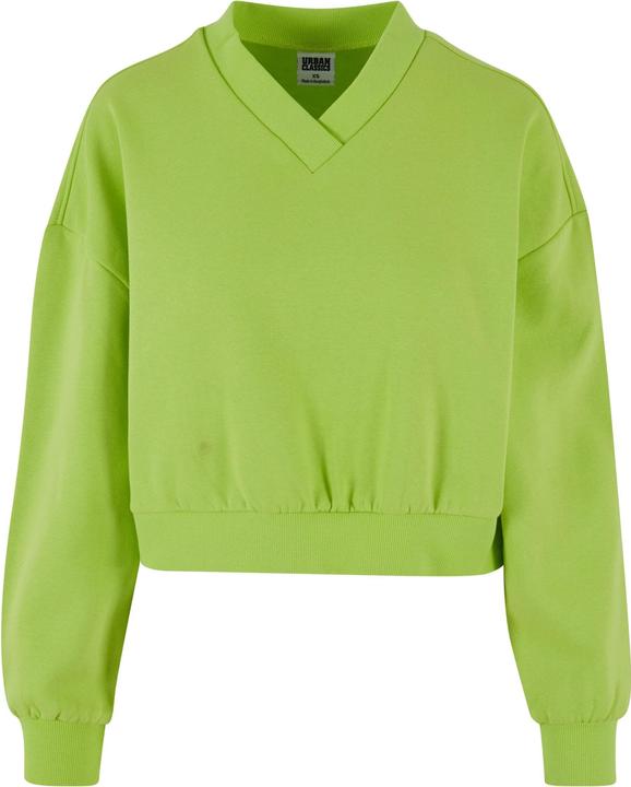 Urban Classics Ladies Cropped V-Neck