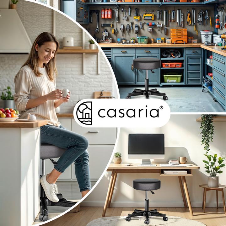 Image du produit Casaria Tabouret roulant