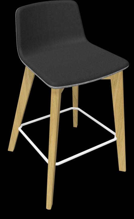 Black, White, Light Grey Melange, Ash natural light grey stained