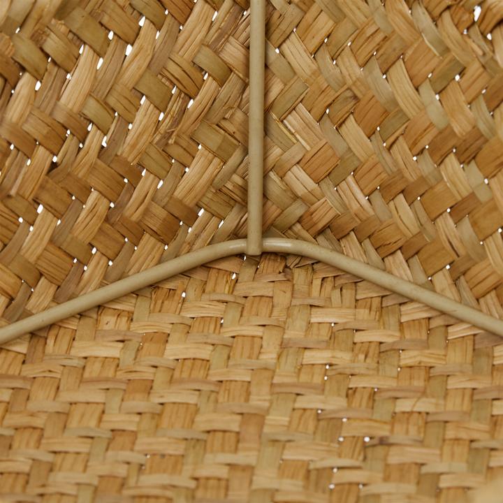 Immagine prodotto Relaxdays Set di cesti portaoggetti in seagrass da 3 pezzi (3 x, 23 x 23 x 8,5 cm)