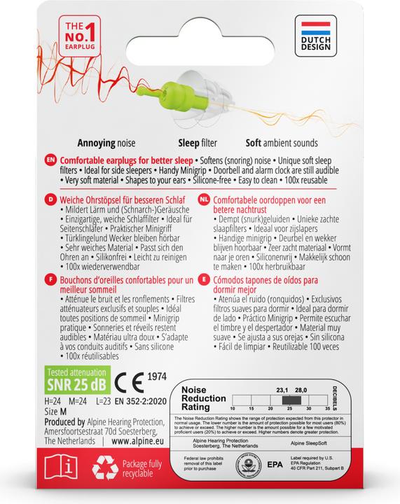 Produktbild Alpine SleepSoft+ (2 x)