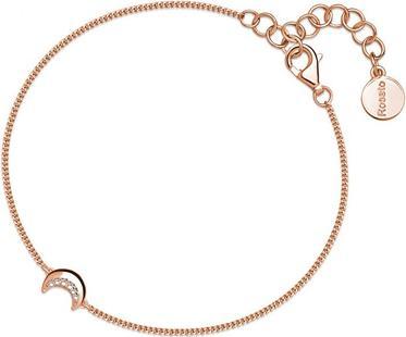Rosato - Bronze bracelet Moon with zircons Allegro RZAL050