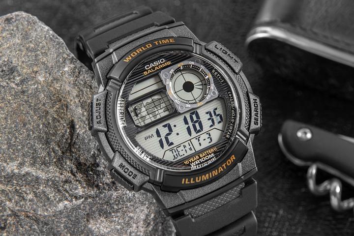 Image du produit Casio Ae-1000w-1avef (Montre numérique, 44 mm)